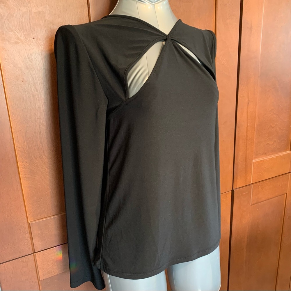 Zara Open back keyhole shirt clubbing shirt.